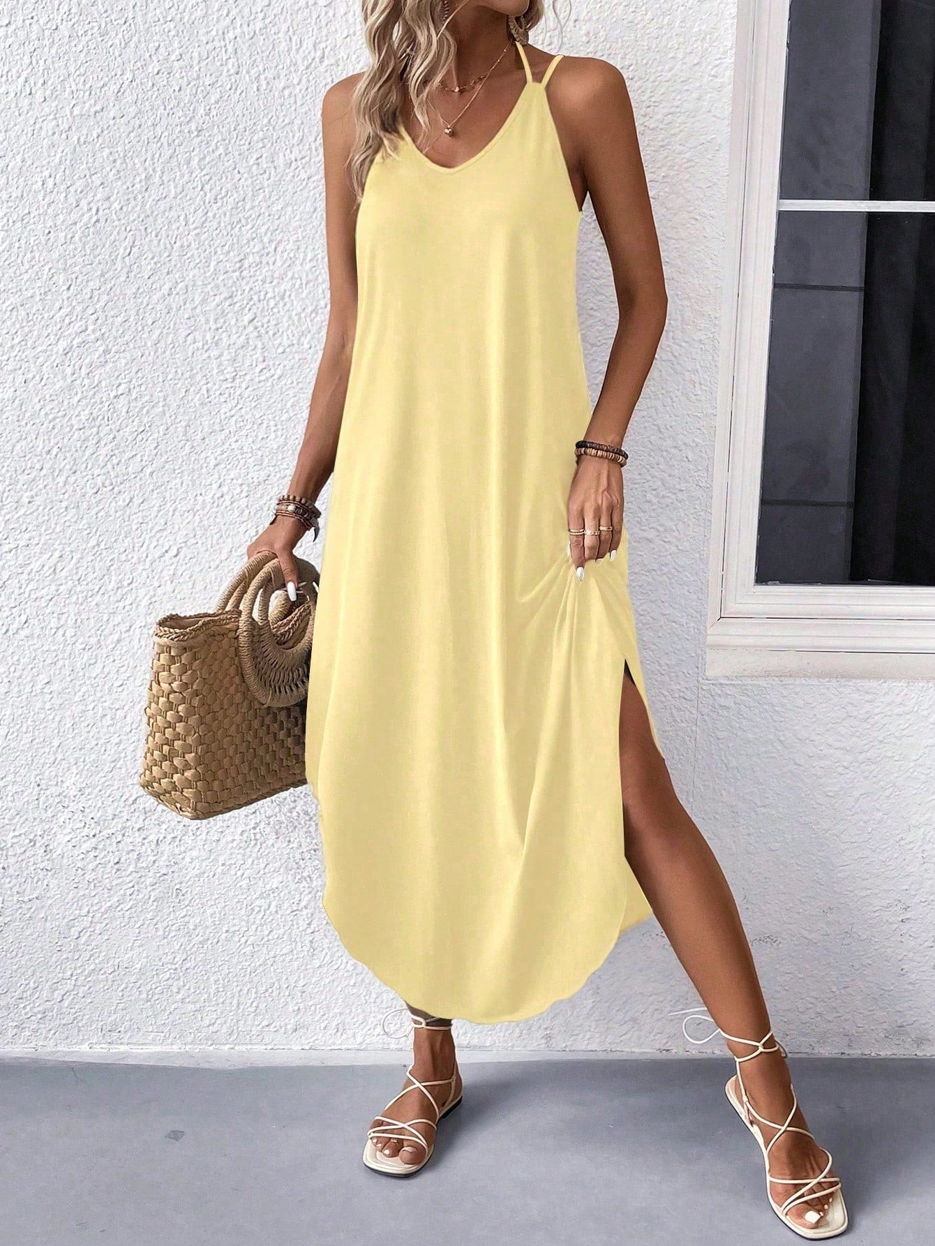 Elegant European Casual Dress